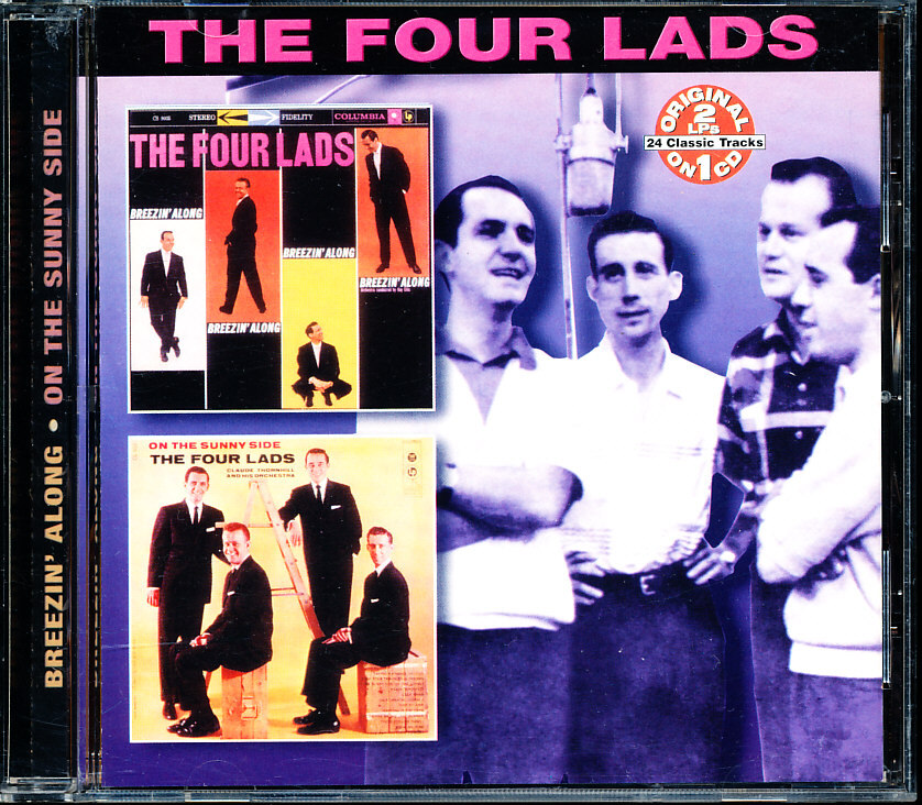 盤面良好 2in1CD フォー・ラッズ/The Four Lads - 「Breezin' Along 」「On the Sunny Side」4枚同梱可能 c7B000055YT8拍卖