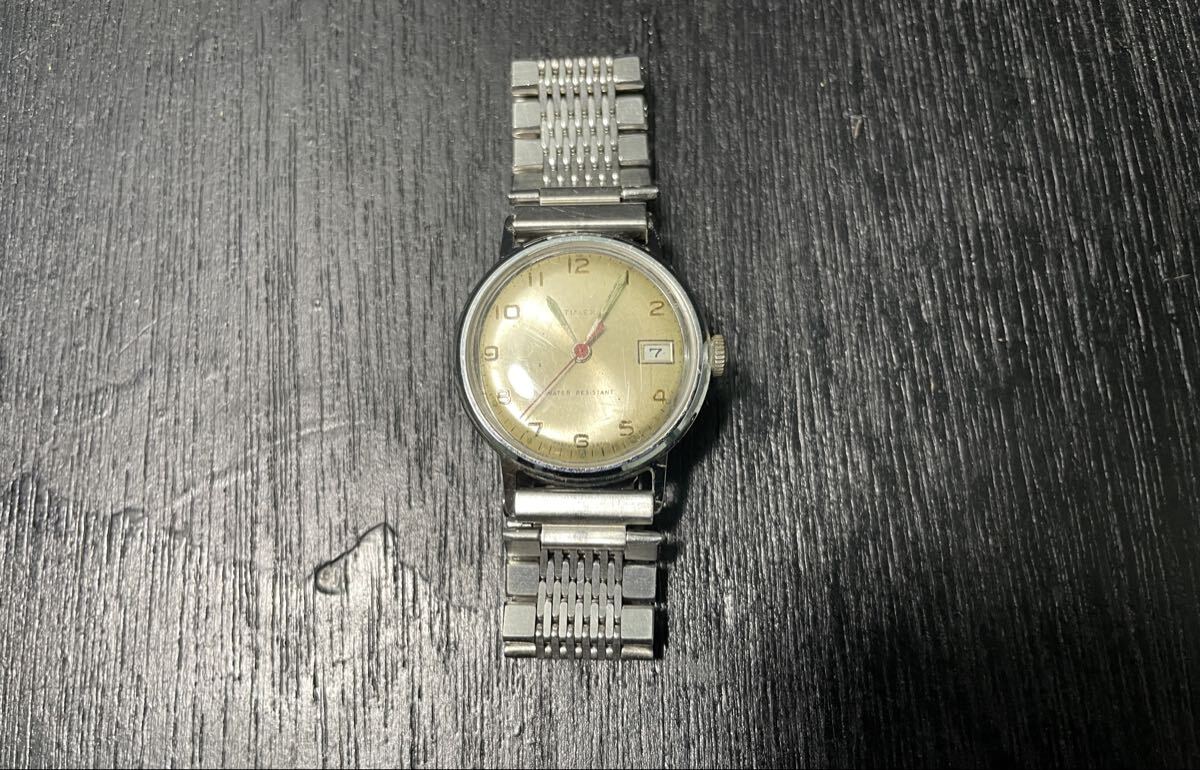 【ジャンク品】TIMEX 手巻き時計 WATER RESISTANT 23570 2572 腕時計 ヴィンテージ レトロ コレクション拍卖