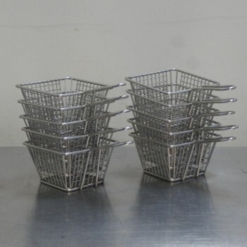 【10個セット】三宝産業 ステンレス ワイヤーバスケット 大 W127D127H86mm 243g ユキワ 18-8拍卖