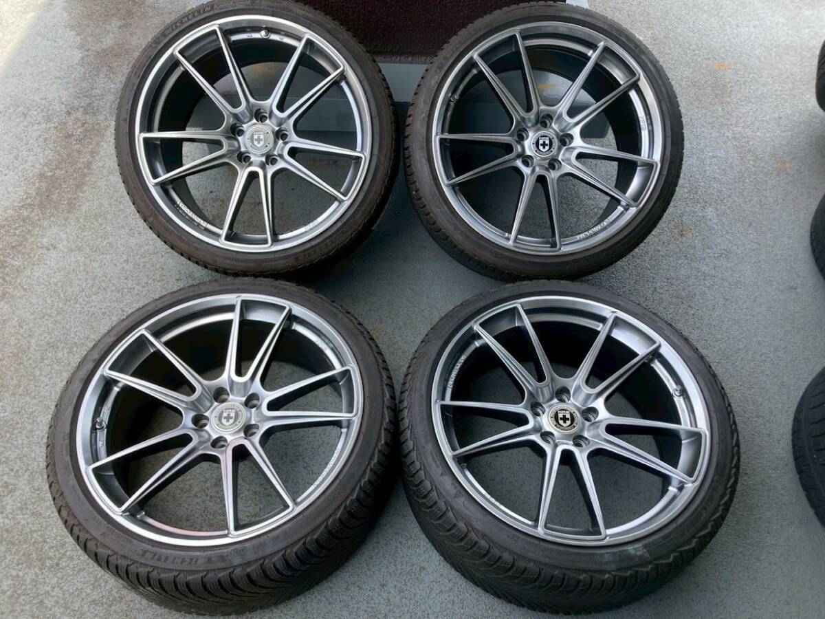 ◆HRE FF04 FLO WFORM WHEEL Liquid Metal 9J×20+25、10.5J×20+35 タイヤMICHELIN PILOT ALPIN 5 255/35R20、285/30R20 ◆拍卖