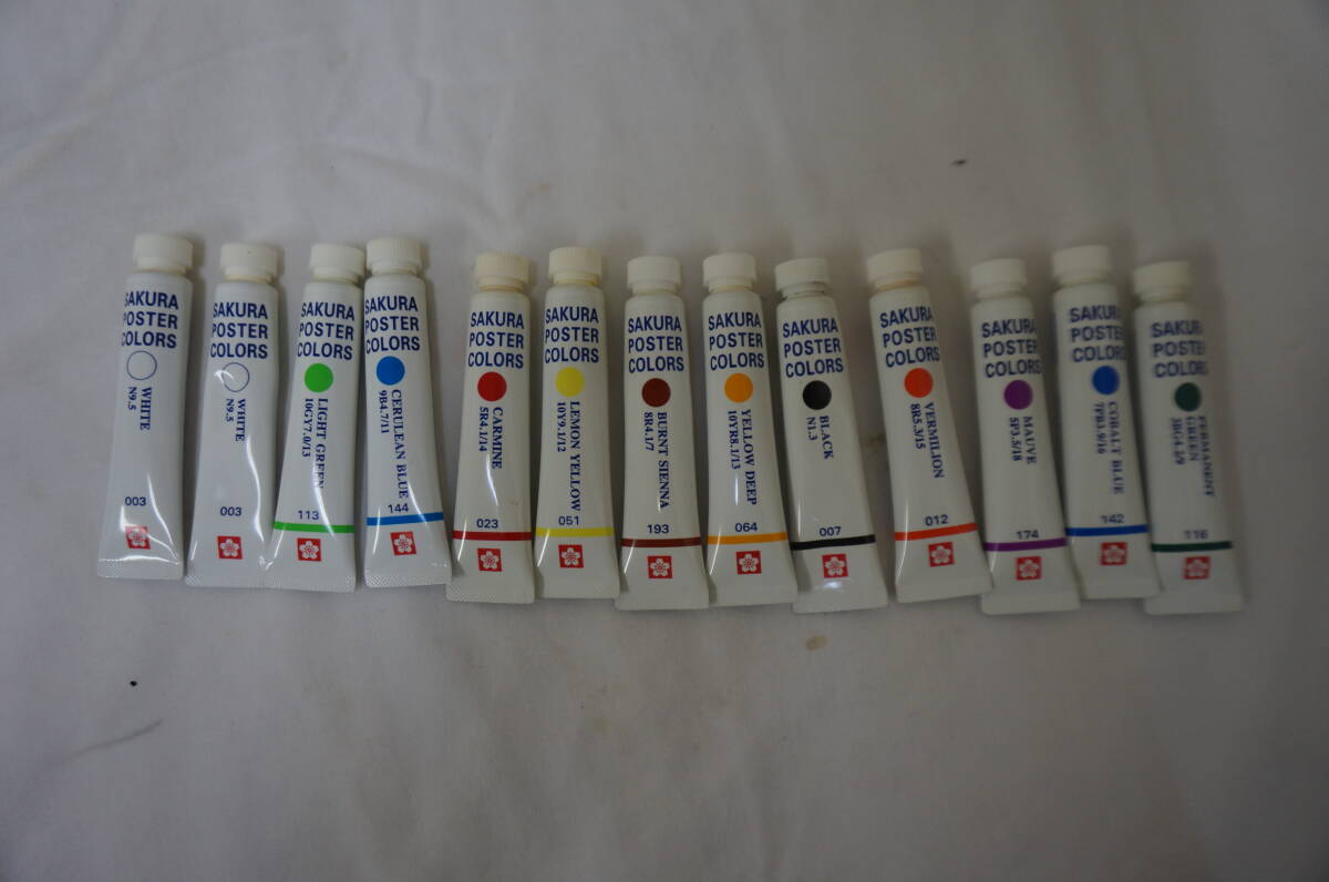 新古品☆サクラ☆デザインセットA(SDZ-A)☆絵の具セット☆507S4-J17667拍卖