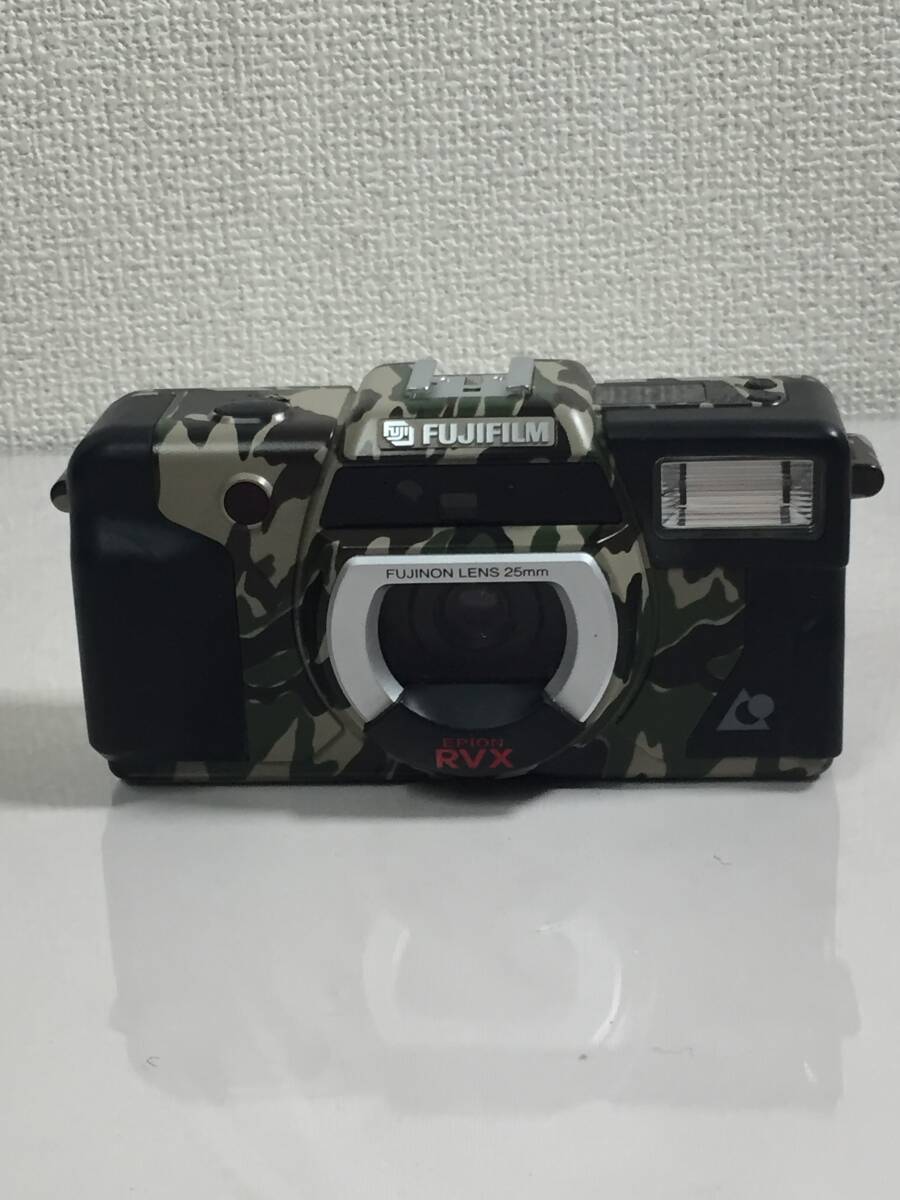 UY-899 美品 FUJIFILM EPiON RVX 富士フイルム エピオン フィルムカメラ コンパクトカメラ カモフラ拍卖