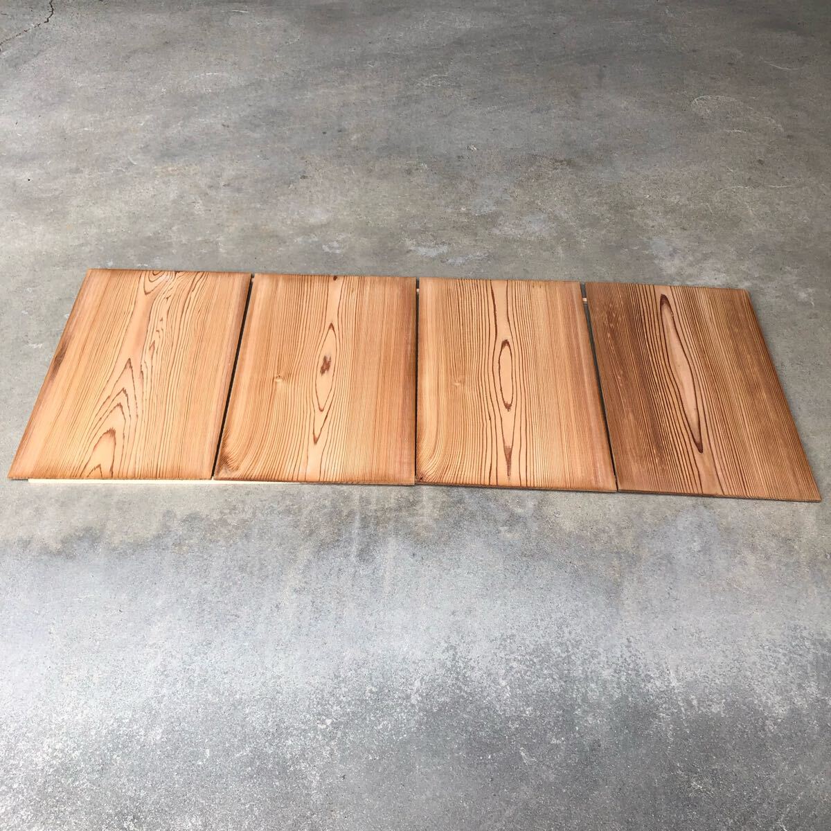 杉板 【格天井】【腰板】【建具】無垢材 赤身 天然木 美しい木目 【400×670×7】【15枚】DIY リフォーム拍卖