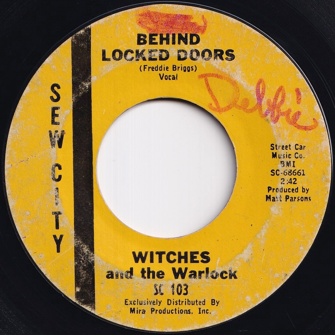 Witches And The Warlock Behind Locked Doors Sew City US SC 103 211690 SOUL ソウル レコード 7インチ 45拍卖