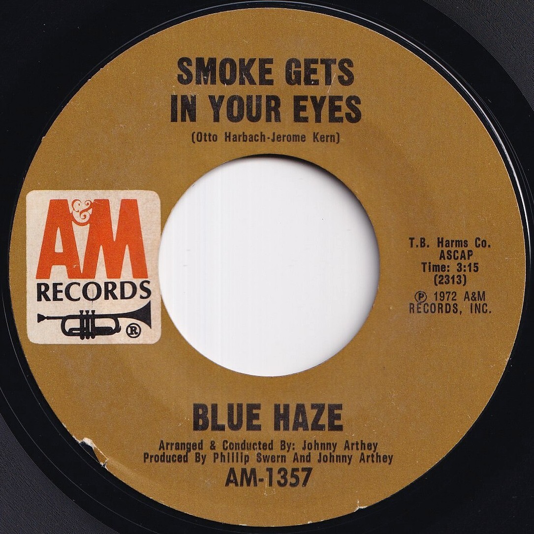Blue Haze Smoke Gets In Your Eyes / Anna Rosanna A&M US AM-1357 211787 ROCK POP ロック ポップ レコード 7インチ 45拍卖