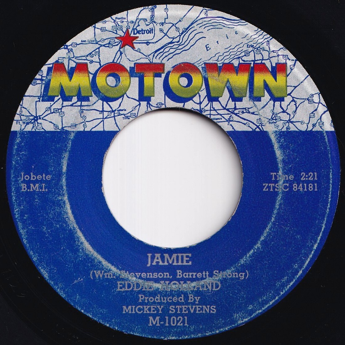 Eddie Holland Jamie / Take A Chance On Me Motown US M-1021 211689 SOUL ソウル レコード 7インチ 45拍卖