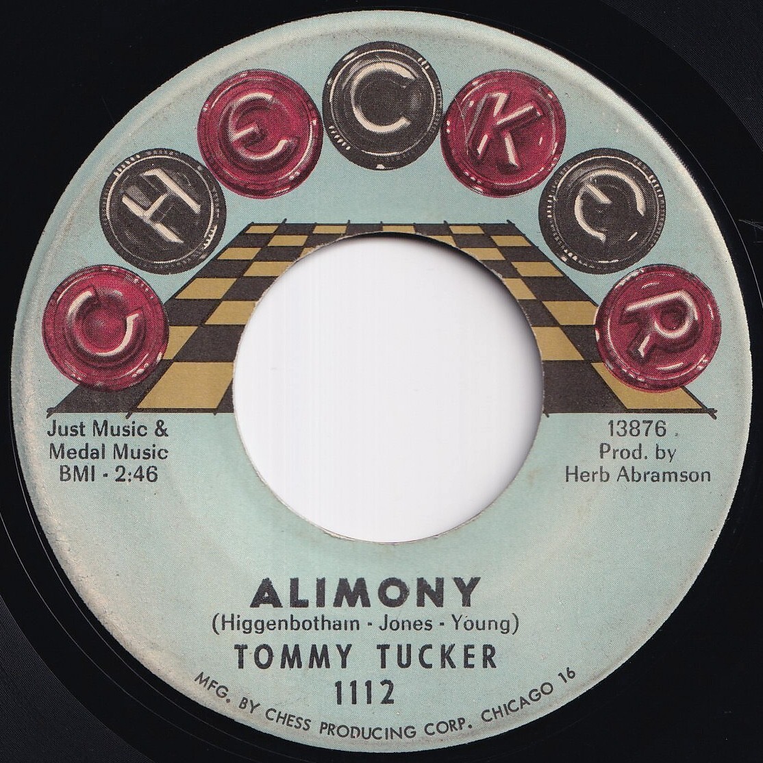 Tommy Tucker All About Melanie / Alimony Checker US 1112 211678 R&B R&R レコード 7インチ 45拍卖