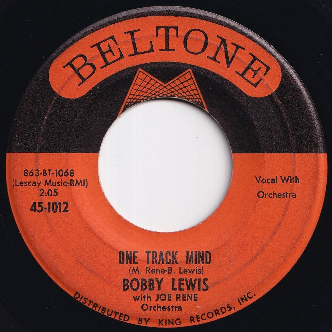 Bobby Lewis One Track Mind / Are You Ready Beltone US 45-1012 211780 R&B R&R レコード 7インチ 45拍卖
