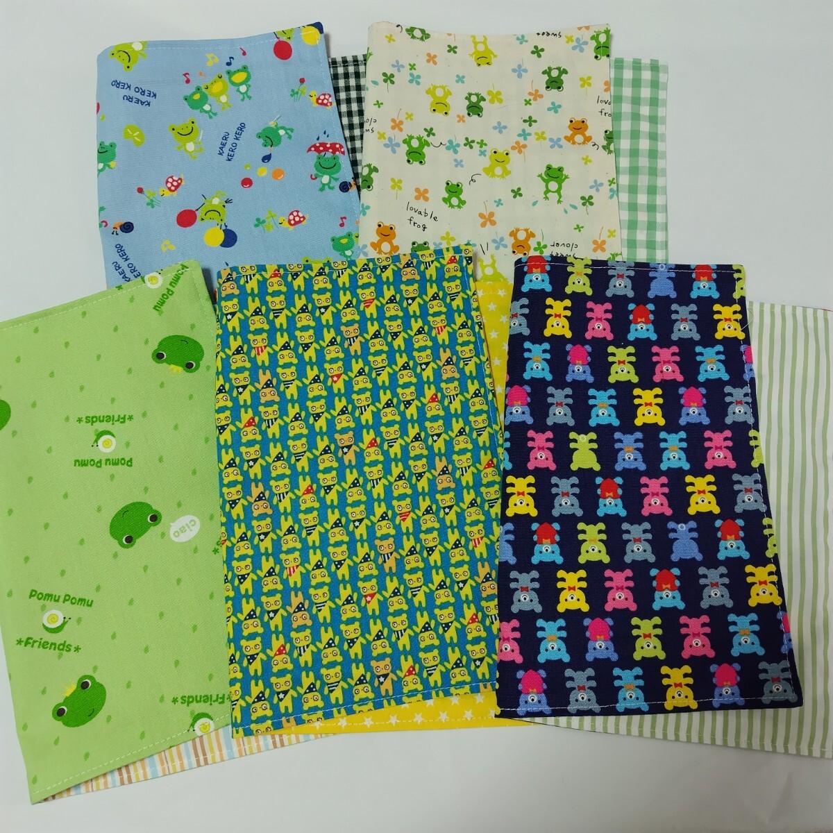 【25×35サイズ】小さめランチョンマット 5枚セット No.3 ハンドメイド拍卖