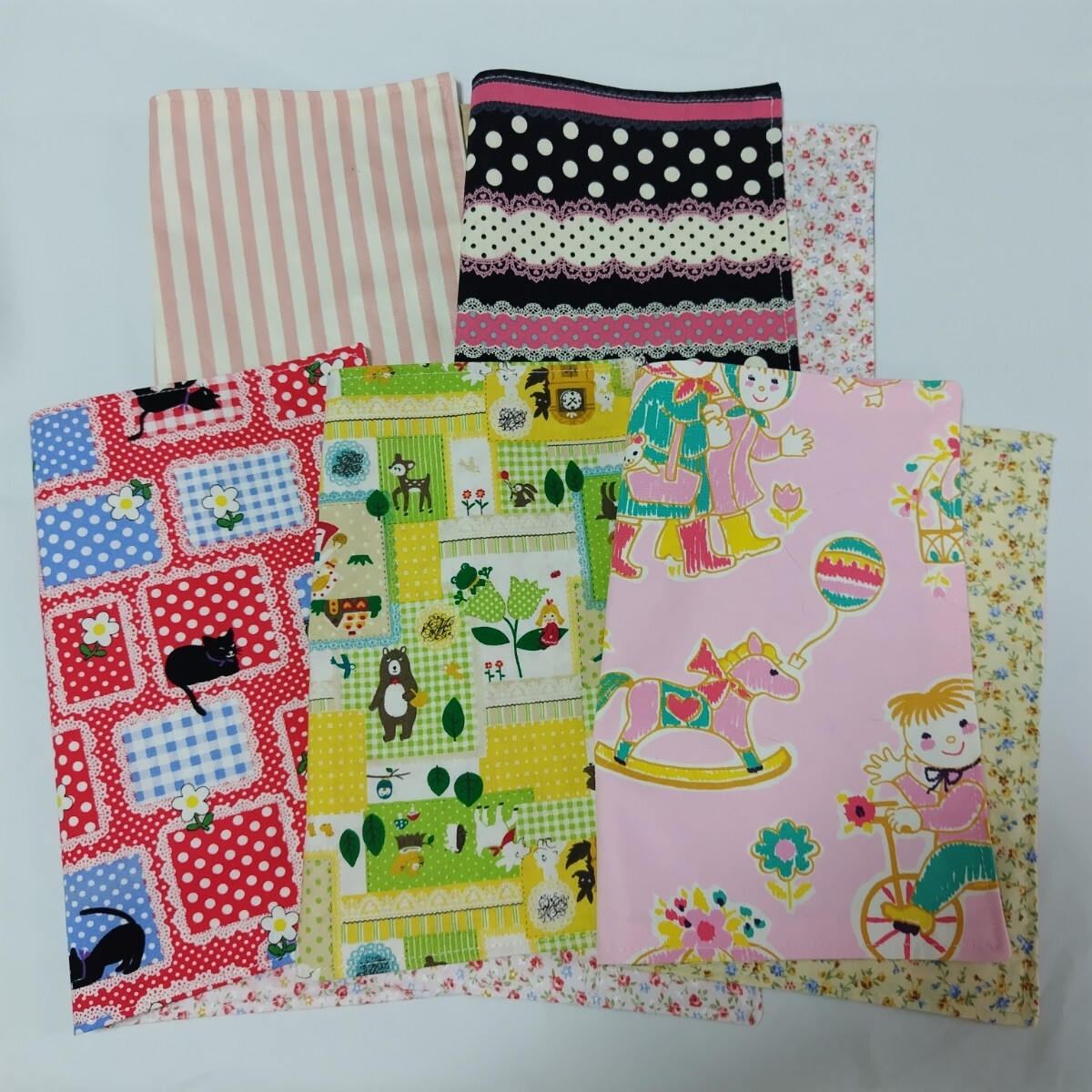 【25×35サイズ】小さめランチョンマット 5枚セット No.6 ハンドメイド拍卖