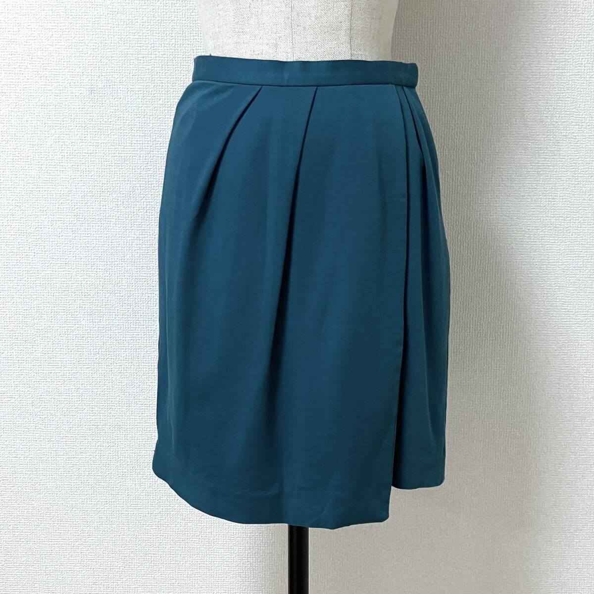 VIVIENNE TAM rayon skirt レーヨン ラップ風 ミニ タイト スカート エメラルドグリーン 0サイズ ヴィヴィアンタム archive 5060300拍卖