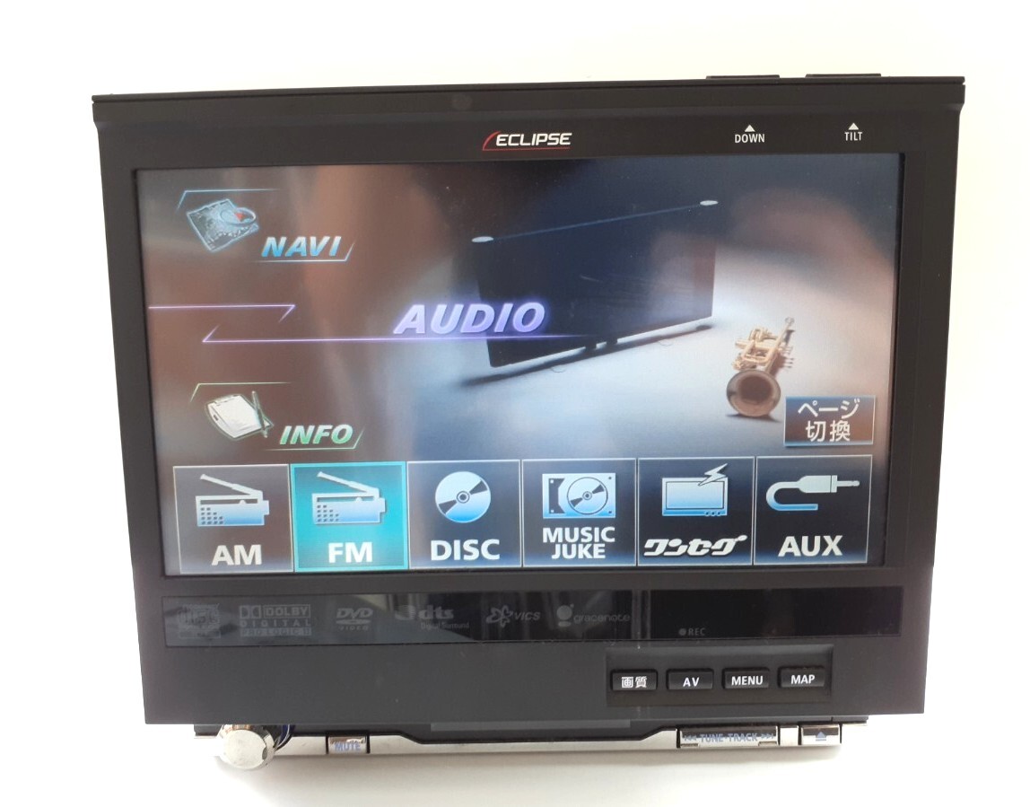 稀少【実働外し品】ECLlPSE 1DIN インダッシュナビ AVN078HD【6】拍卖