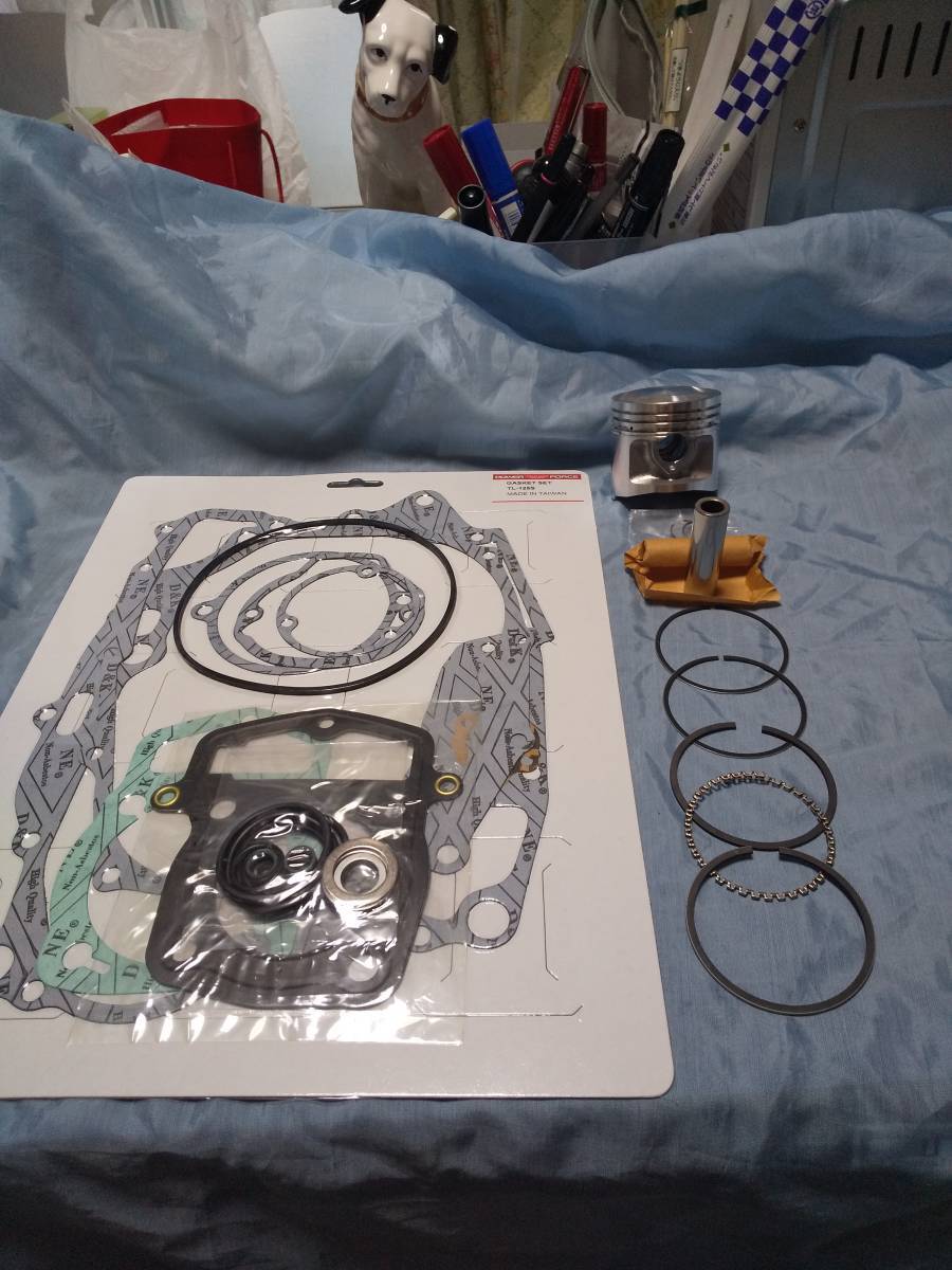 TL125・イーハトーブ専用・ピストン、ピストンリング、ガスケットassy拍卖