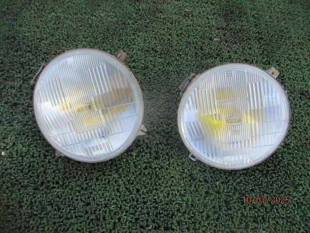 (0401)A112 アウトビアンキ アバルト ヘッドライト ヘッドランプ 左右拍卖