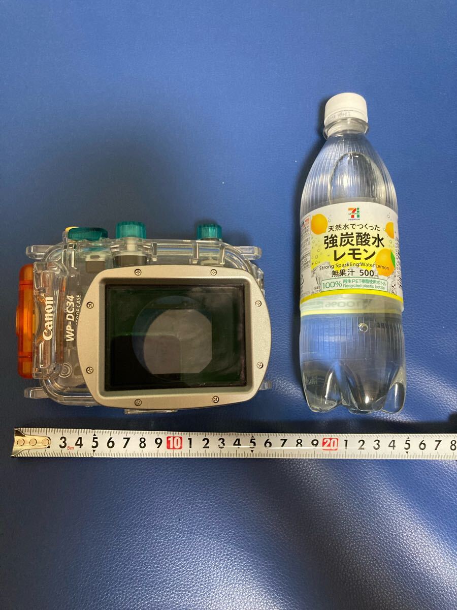 YK-6197 ※難あり 中古品 canon キャノン WP-DC34 Water roof case ウォータープルーフケース 16cm×14cm×11cm拍卖