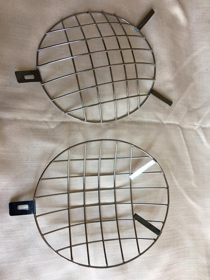 空冷VW ヘッドライト グリル グリール メッシュペア 2個セット フロント コンビ T1 ビートル T2 バス用 68年~ ライト VWワーゲン拍卖