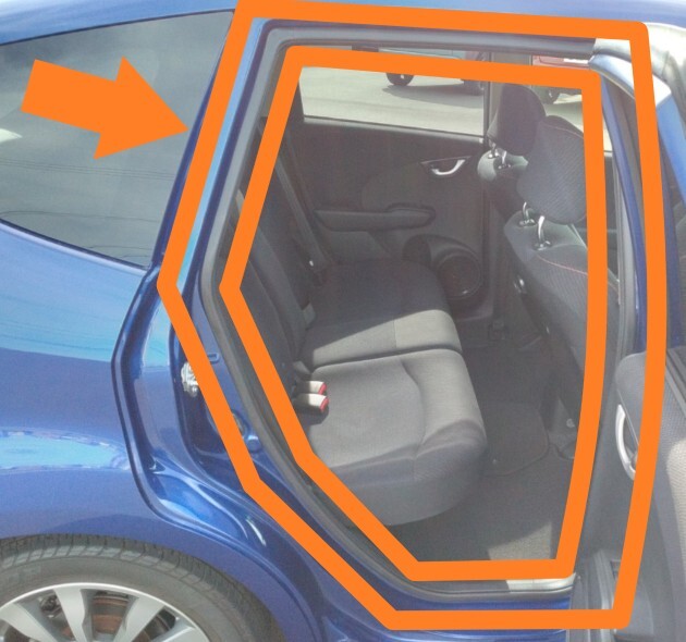 新品未使用 純正 ホンダ フィット RS GE8 GE9 リヤ リア ドア オープニングトリム ウェザーストリップ 左右セット ラバー モール H1430-1拍卖