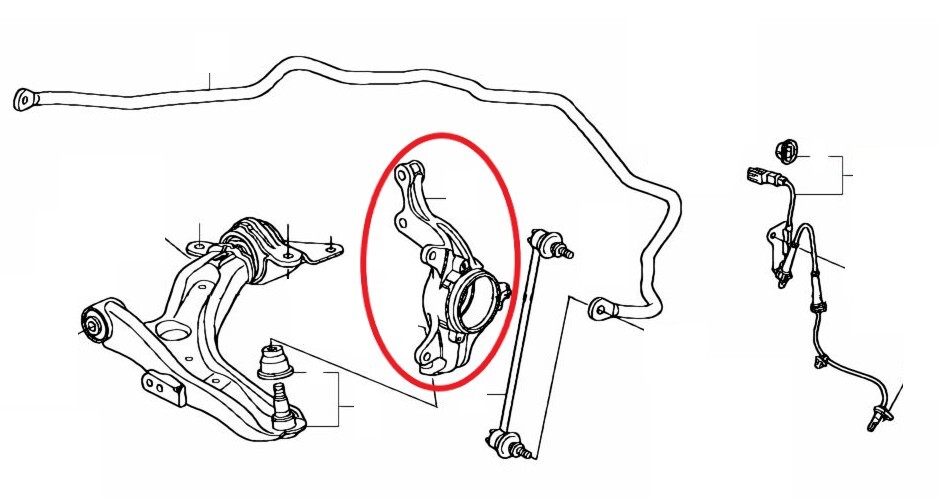 新品未使用 純正 ホンダ フィット RS GE9 フロント ナックル 右 サスペンション 足回り H1384-1拍卖