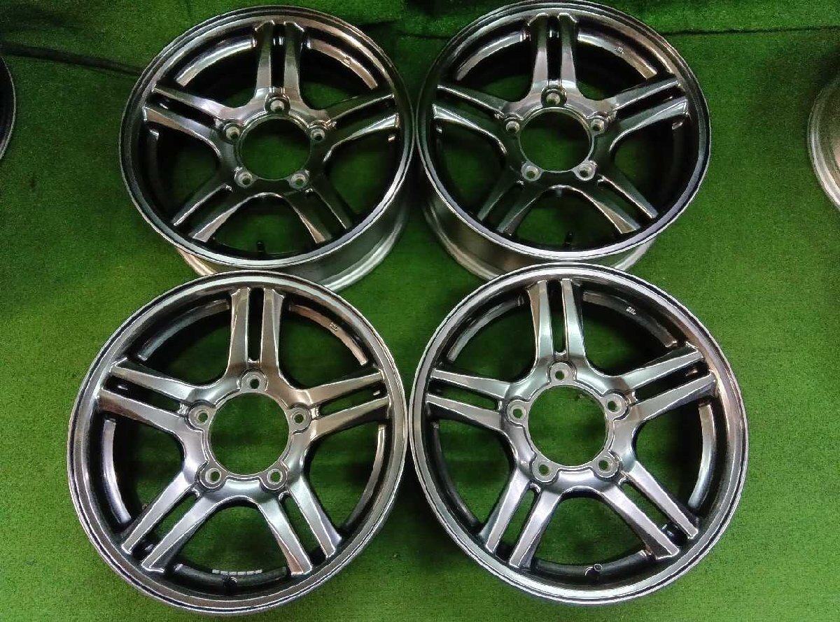 スズキ(ジムニー)純正16インチホイール4本セット 16×5.5J 5H PCD139.7 OFF+22 上尾拍卖