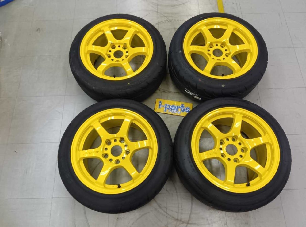 越谷 グラムライツ 57DR 海外製 15インチ 4本セット アクセレラ RAYS 8J 195/50R15 越谷拍卖