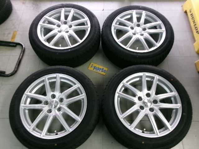 越谷 エコフォルム 【SE-20】 新品タイヤ付き 17インチ 4本セット 90系ノア ヴォクシー プリウスα 越谷拍卖