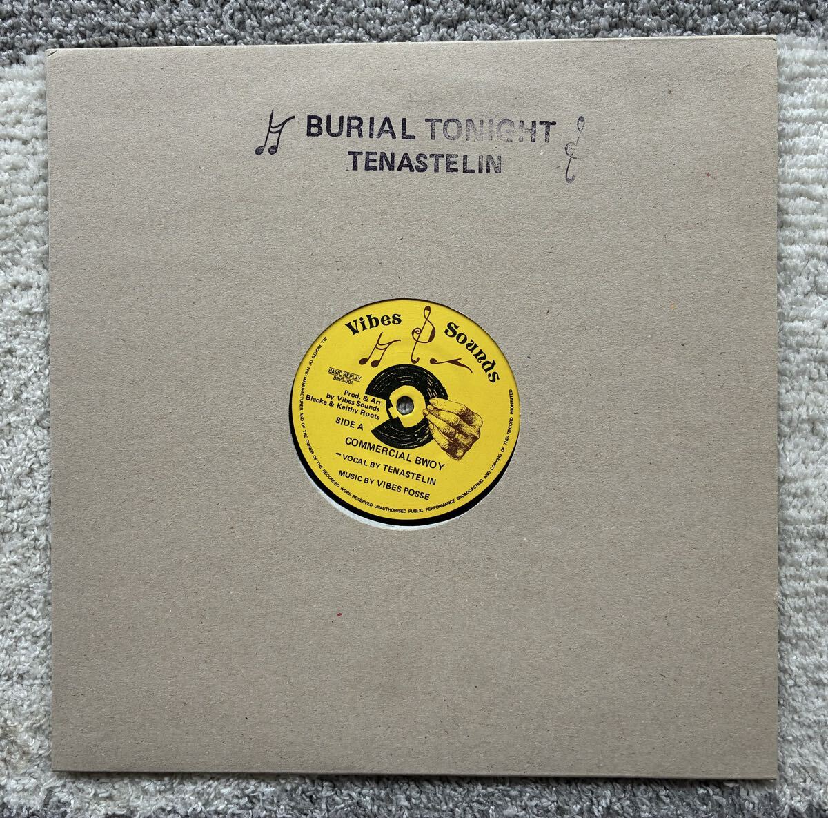 Tenastelin Commercial Bwoy / Burial Tonight / Basic Replay / Basic Channel / 12inch 拍卖