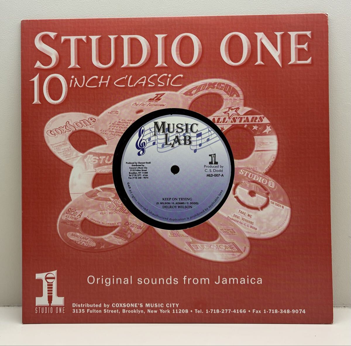Delroy Wilson / Winston Francis Keep On Trying / Quiet Place / 10inch / Music Lab / Studio one / coxsone 拍卖