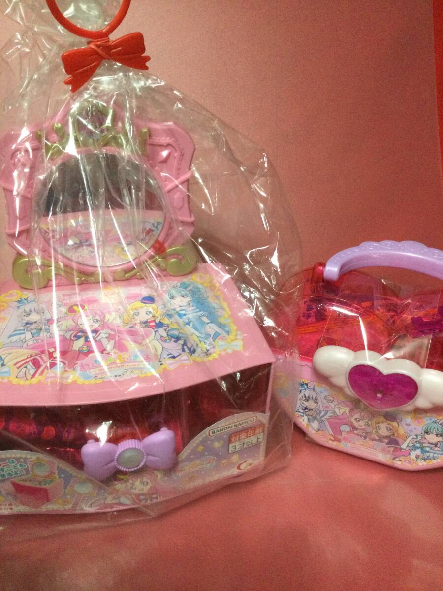 ☆未使用・未開封品☆ わんだふるぷりきゅあ! エンジェリック ハート ケース & ドレッサー ボックス カバン バッグ 鏡台 プリキュア 鍵付拍卖