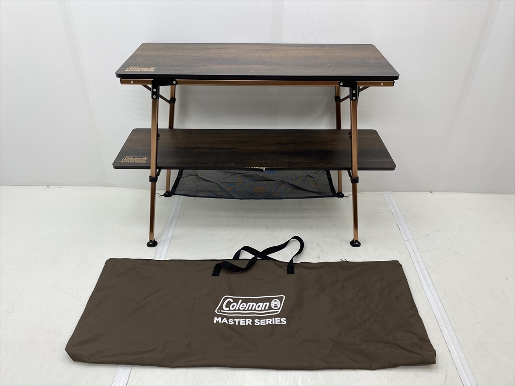 下松)Coleman コールマン MASTER SERIES マスターシリーズ バタフライマルチシェルフ 2000037434 現状品 ◆★J250708R02B NG08A拍卖