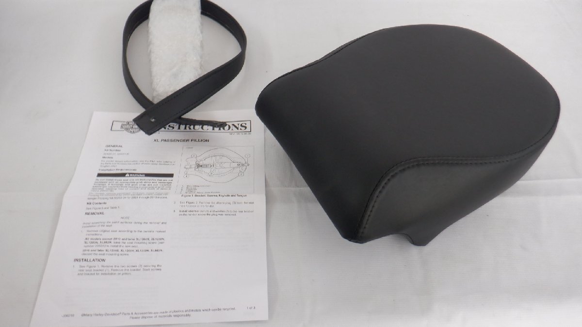 新品!ハーレー☆スポーツスターXL883L/’16~’20☆パッセンジャーピリオンシート☆52400130拍卖