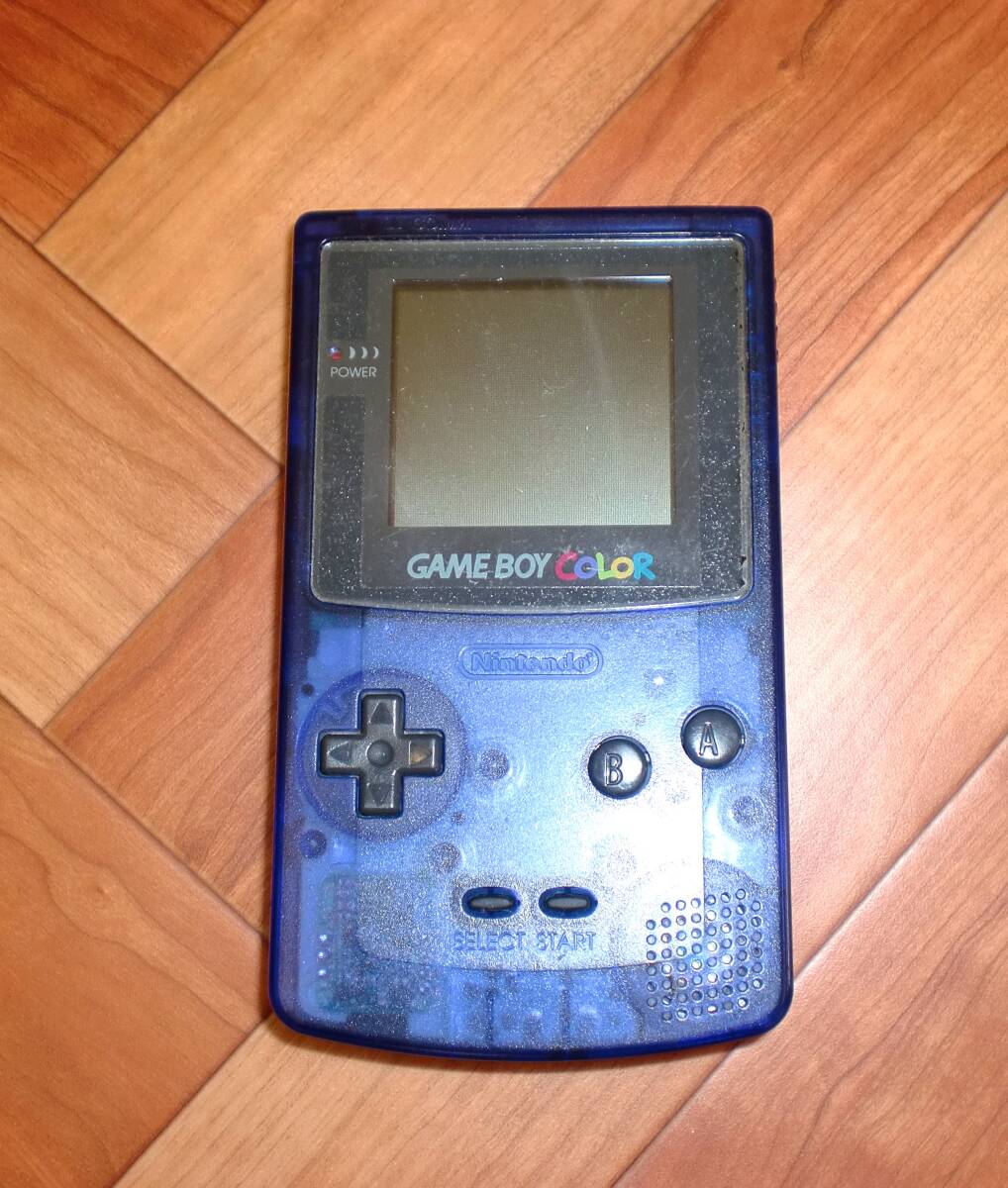 ゲームボーイカラー Nintendo CGB-001 GAMEBOY COLOR 通電OK 動作不可 ジャンク拍卖
