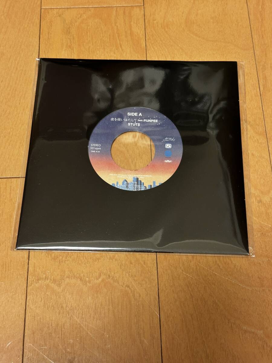 ★【STUTS】☆『夜を使いはたして feat. PUNPEE』7インチ 激レア★拍卖
