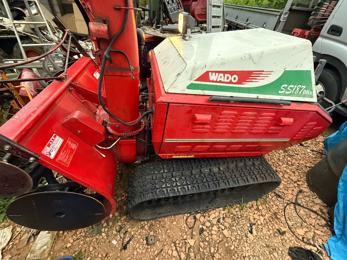 ワド除雪機SS187DHヤンマーディーゼル三気筒17.7馬力!整備済み!各動作確認済み!現状渡し!現物確認大歓迎!拍卖