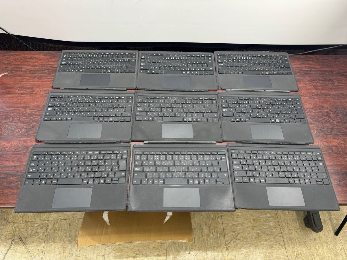 S1812) ジャンク Microsoft Surface Pro マイクロソフト 純正キーボード Model:1725 タイプカバー 日本語キーボード 9個セット(葵2)拍卖