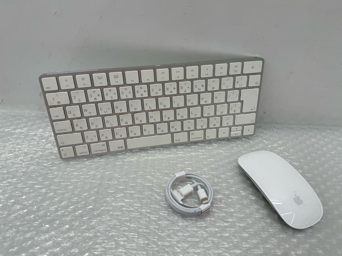 S3895) Apple Magic Keyboard A1644 Magic Mouse A1657 ワイヤレス キーボード マウス 2個セット拍卖