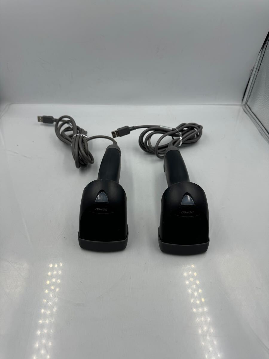 S3755) 動作品 DENSO 2次元 QRコード バーコードリーダー AT21Q-SM 2台セット拍卖