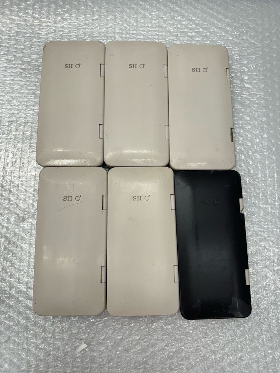 S3880) SEIKO(SII)オーダリング専用端末ハンディターミナル SA-4510 動作未確認 6台セット(戊3)拍卖