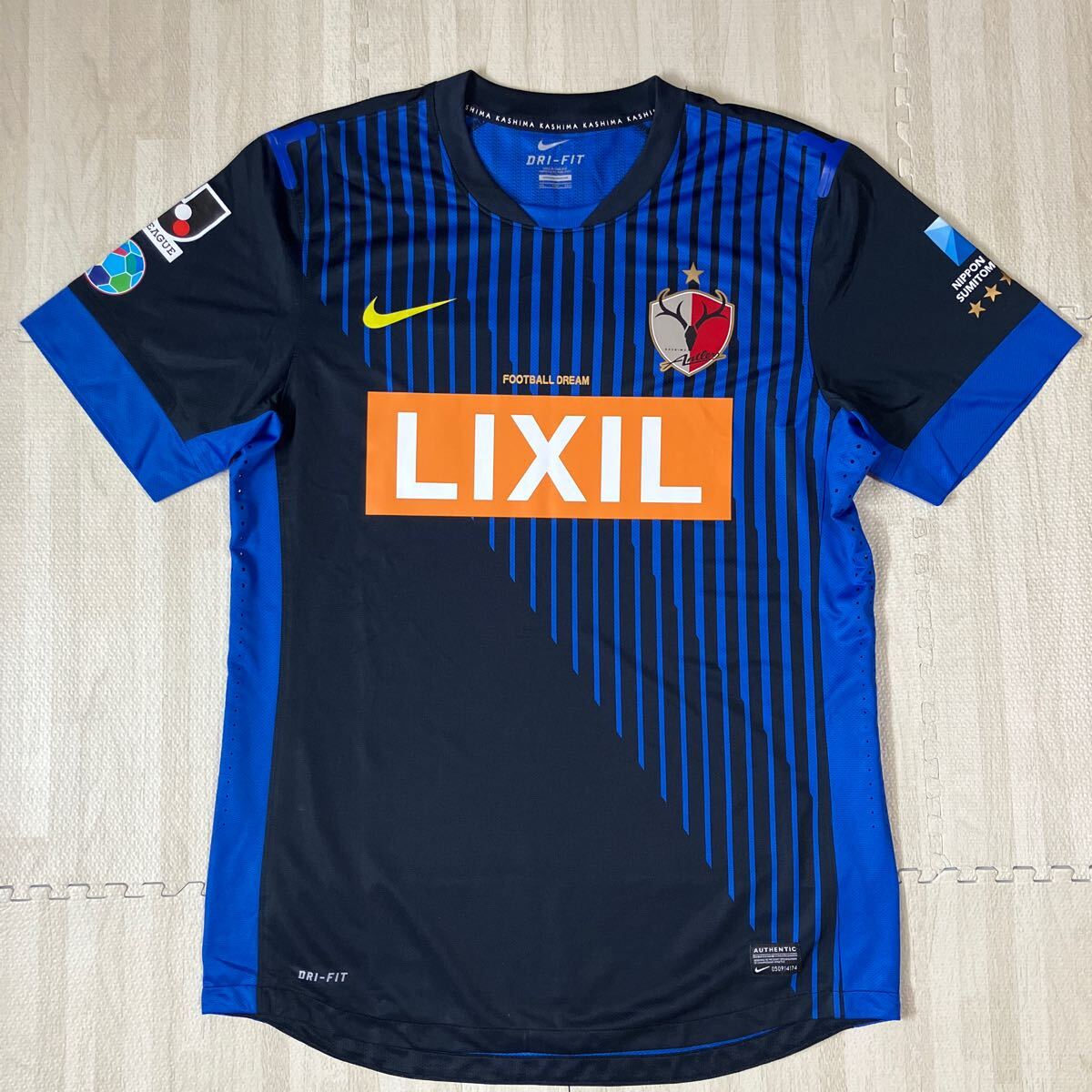 2012 鹿島アントラーズ 選手支給 ユニフォーム ナイキ XXL拍卖