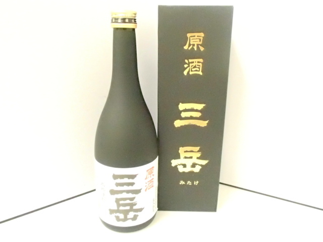 #351 【未開栓】原酒 三岳 720ml 39度 三岳酒造 本格焼酎 芋焼酎 屋久島産 詰日16.07.28 未開栓拍卖