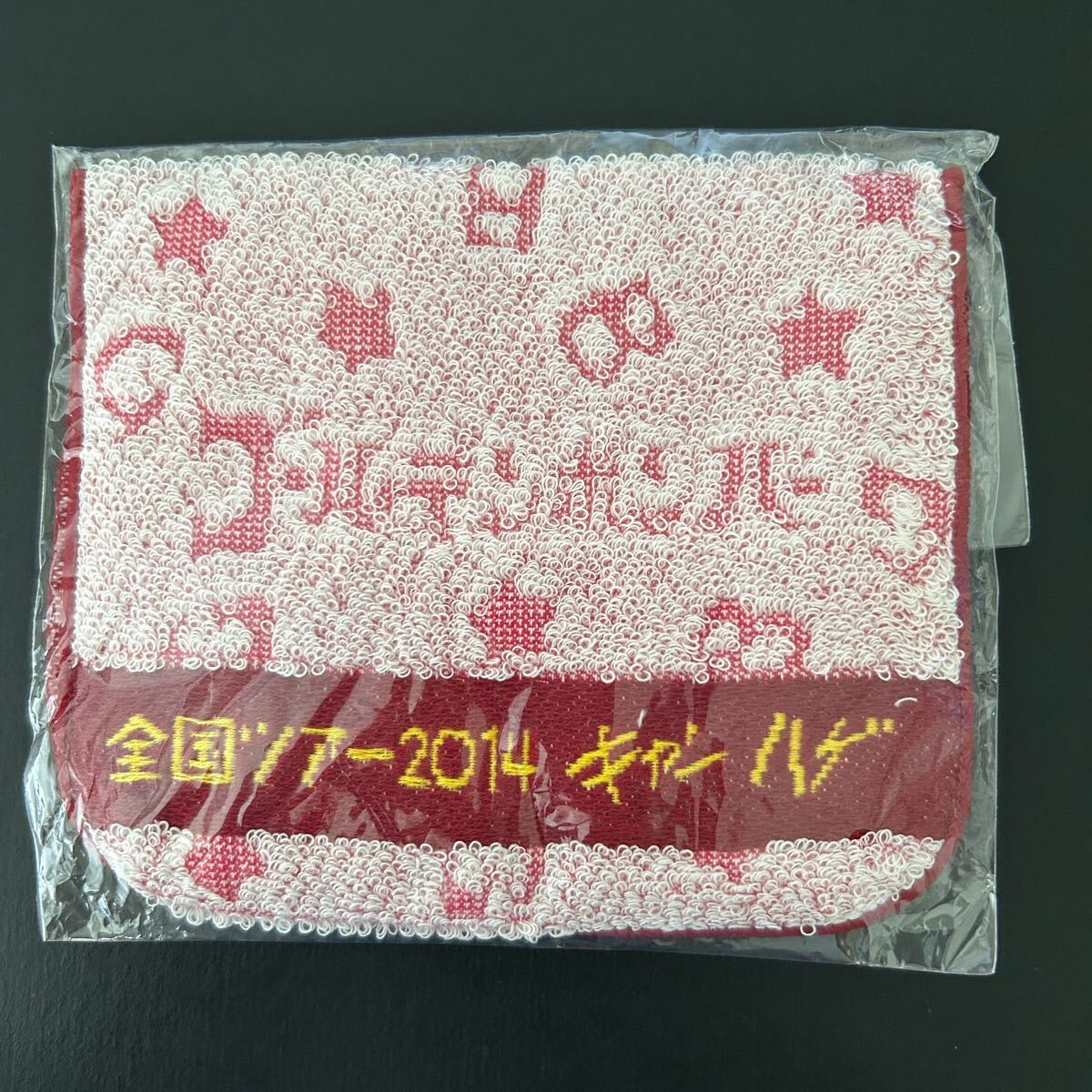 新品★ポケットタオル① 鬼龍院翔【2014年 ゴールデンボンバー キャンハゲ ハンドタオル グッズ ガチャ 赤】拍卖
