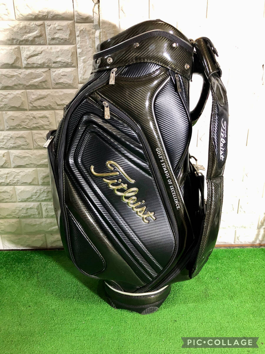 タイトリスト エナメル製 高級キャディバッグ拍卖