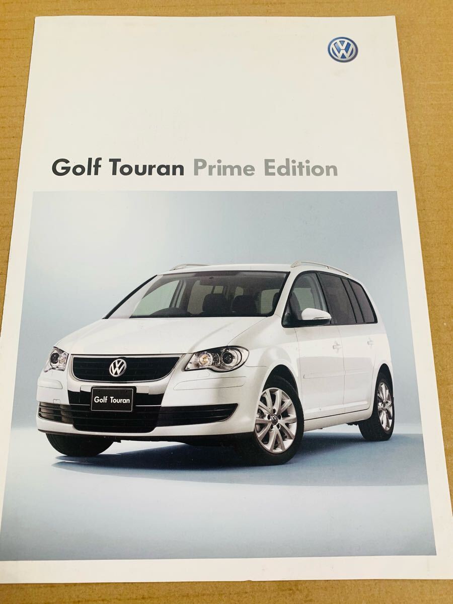 (棚4-5)カタログ フォルクスワーゲン ゴルフトゥーラン プライムエディション /4ドア7速DSG右ハンドル/自動車カタログ拍卖