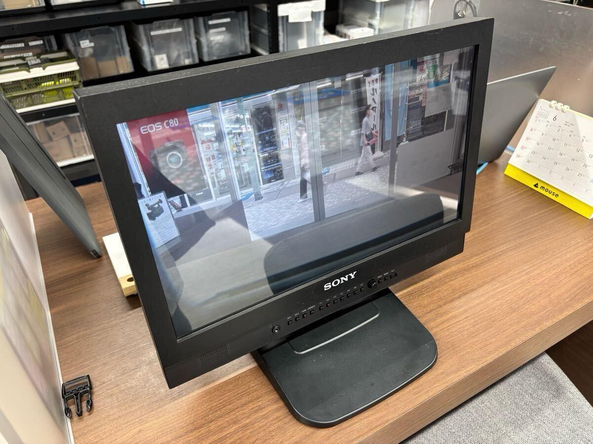 SONY LMD-B170 17型業務用ビデオモニター HD-SDI / HDMI / コンポジット 動作品 マルチフォーマット液晶モニター 2017年製拍卖