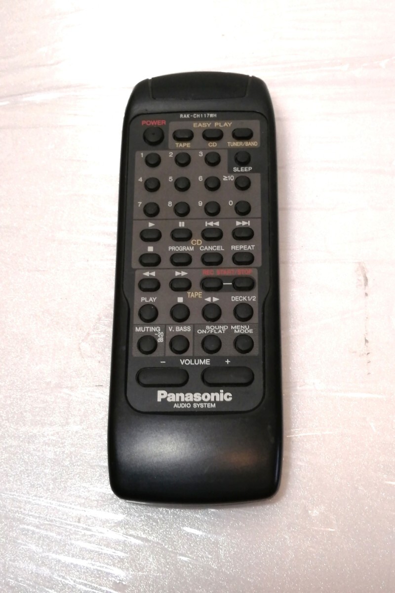 Panasonic パナソニック オーディオ リモコン RAK-CH117WH拍卖