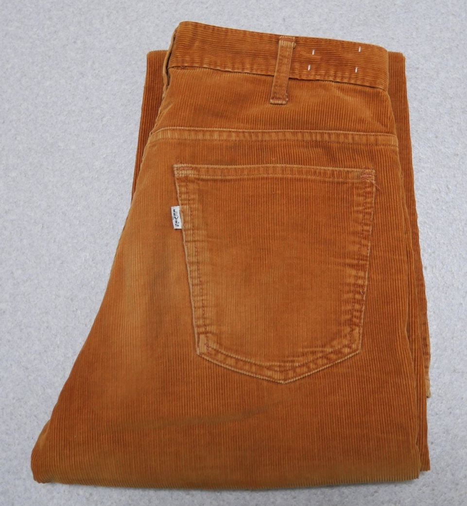 vintage 70s LEVI'S 646 BIG E フレア コーデュロイパンツ ブラウン W30くらい リーバイス ビッグE オリジナル ビンテージ拍卖