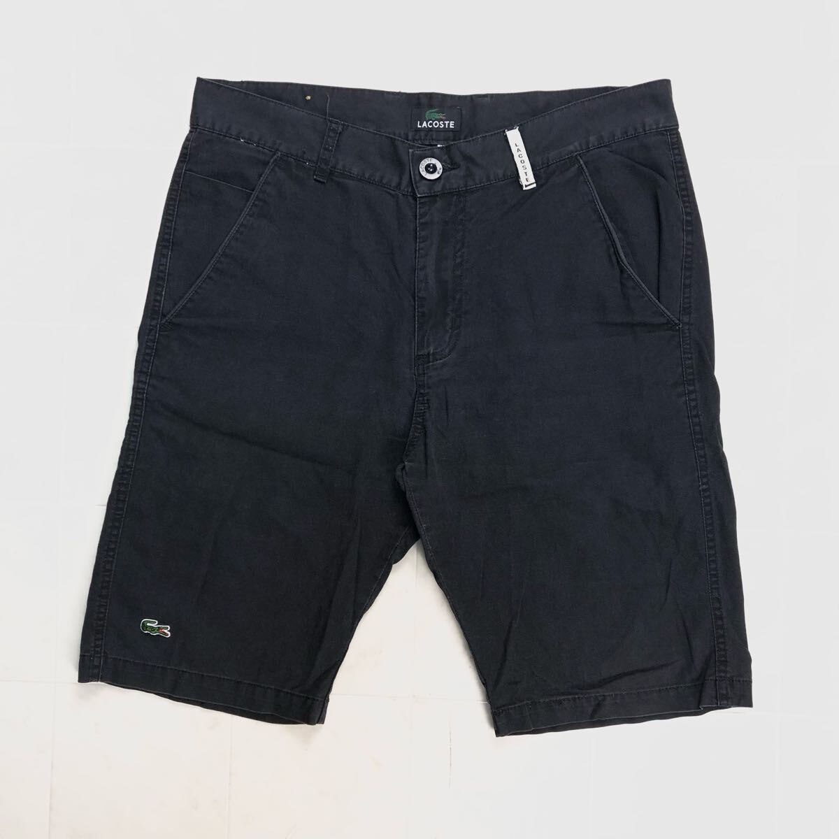 【送料360円】LACOSTE ラコステ コットンショートパンツ ハーフパンツ 短パン サイズ30 古着 KW-461拍卖
