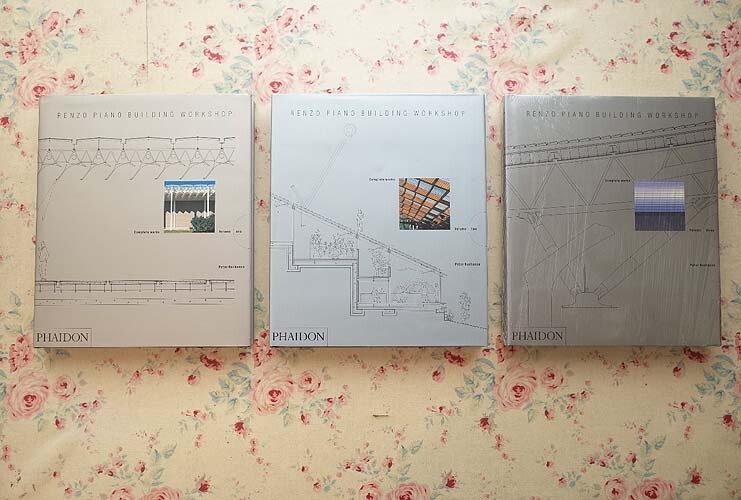 16921/建築作品集 レンゾ・ピアノ 3冊セット Renzo Piano Building Workshop Complete Works ディティール ドローイング拍卖