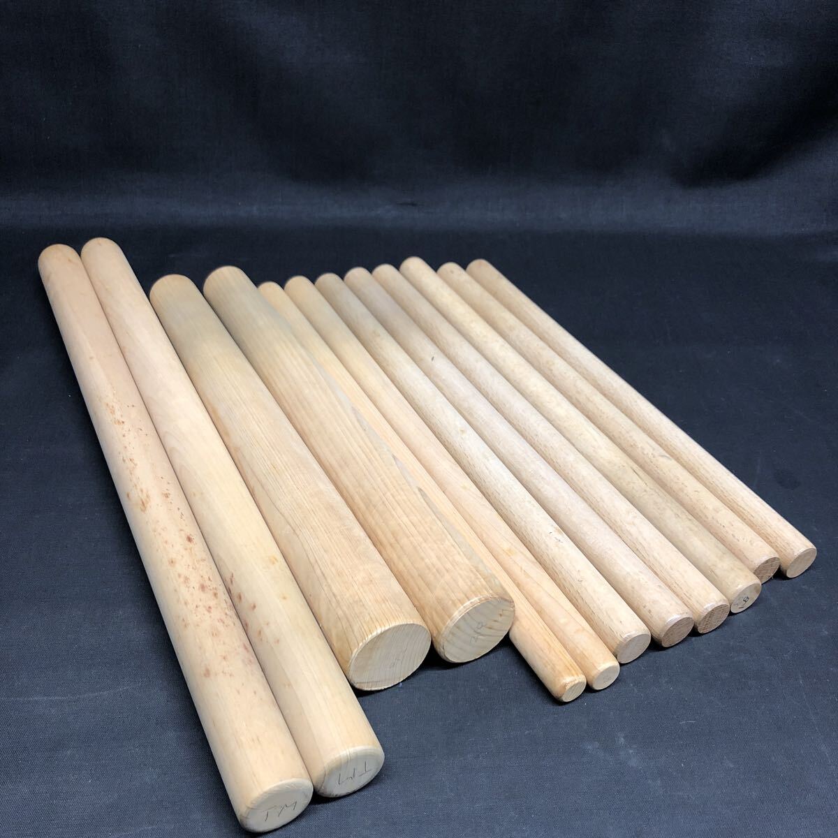 Y1996 【 太鼓 バチ まとめて 】ばち 和太鼓 和楽器 現状品 伝統芸能拍卖