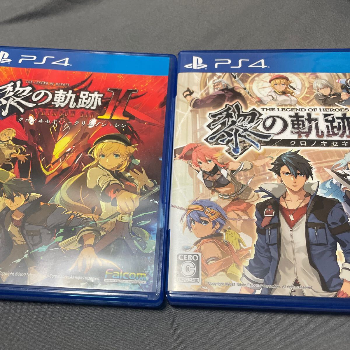PS4ソフト 英雄伝説 黎の軌跡II -CRIMSON SiN- 通常版 黎の軌跡 2本セット まとめ売り 中古拍卖