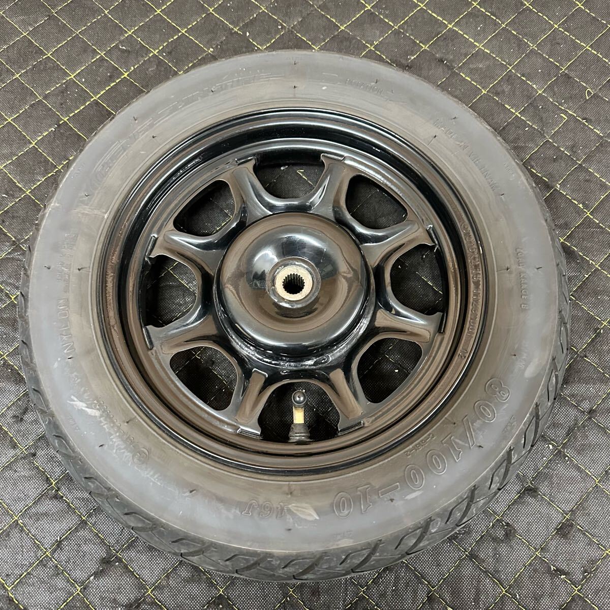 ヤマハ AY01 ジョグ 純正 リアホイール リア ホイール タイヤ 検( AF77 ジョルノ AY02 ビーノ AF79 タクト 461拍卖